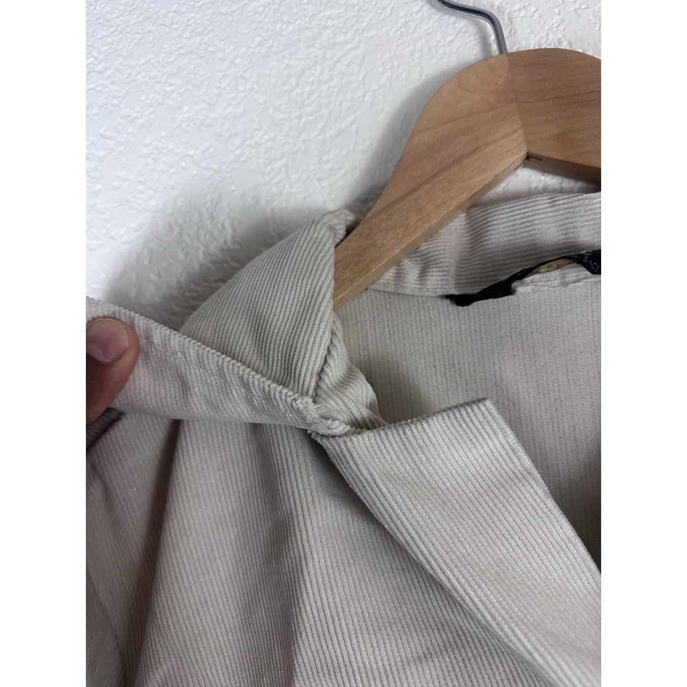 Vintage 70s Tobias Tops Corduroy Jacket Cream Beige Workwear Distressed 1970s - Picture 8 of 15